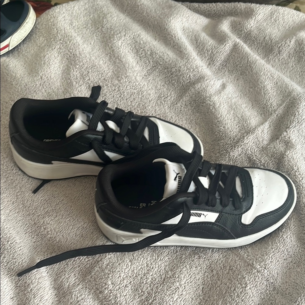 Puma Kids Sneakers Black and White